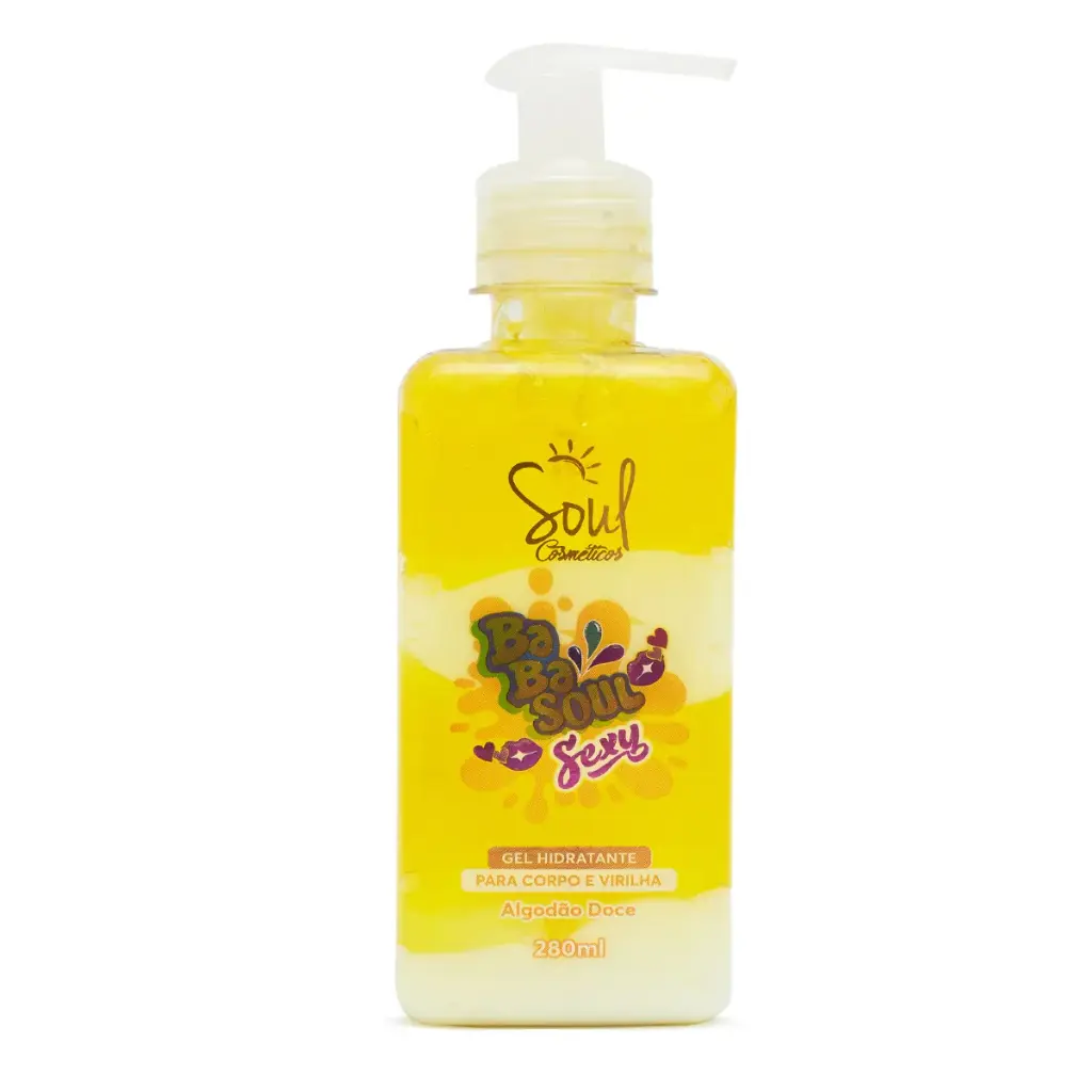 Gel Hidratante Babasoul Algodão Doce - 280ml