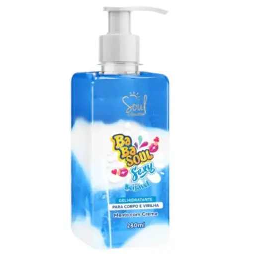 Gel Hidratante Babasoul Menta com Creme - 280ml